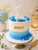 Royal Blue Celebration Cake 7" Cake - LOCAL DELIVERY ONLY