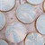 Marbleized Custom Round Icing Cookies - 12 per 9x13 Gift Platter