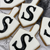 Chanukah Monogram Dreidel Icing Cookies - 12 per 9x13 Gift Platter