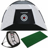 Forgan Golf 3-in-1 Practice Centre with 3m Hitting Net, Chipping Net and Mat