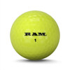 6 Dozen Ram Laser Plus Golf Balls -Soft Low Compression for Slower Swing Speed Yellow