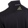 Woodworm Golf Mens 1/4 Zip Pullover Sweater Jumper, Black/Neon