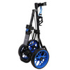 Caddymatic Golf Pro Lite 3 Wheel Golf Trolley Black/Blue