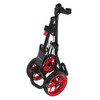 Caddymatic Golf Pro Lite 3 Wheel Golf Trolley Black/Red