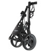 Caddymatic Golf X-TREME 3 Wheel Push/Pull Golf Trolley with Seat Black