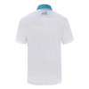 Woodworm Solid Tech Golf Polo Shirts - White/Blue