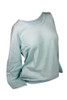Ashworth Ladies Round Neck Sweater Buttoned Sleeves