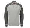 Oscar Jacobson Redfern Half Zip Jacket, Light Grey