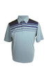 Ashworth Mens Striped Print Polo