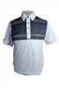 Ashworth Mens Patterned Block Print Polo