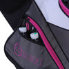 Ram Golf Lightweight Dual Strap Ladies Stand/Carry Bag Grey/Pink