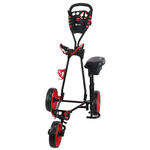 Ram Golf X-Pro Laser 3 Wheel Golf Pull Cart Trolley with Seat Ram Golf X-Pro Laser 3 Wheel Golf Pull Cart Trolley with Seat