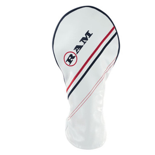 Ram FX Golf Club Headcovers for Driver, Woods, White (1-3-5) Ram FX Golf Club Headcovers for Driver, Woods, White (1-3-5)