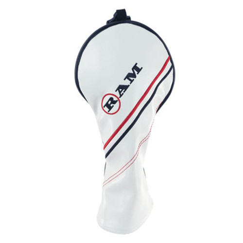 Ram FX Golf Club Headcovers for Driver, Woods, White (1-3-5) Ram FX Golf Club Headcovers for Driver, Woods, White (1-3-5)
