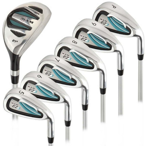 Ram Golf EZ3 Ladies Petite Right Hand Iron Set 5-6-7-8-9-PW HYBRID INCLUDED