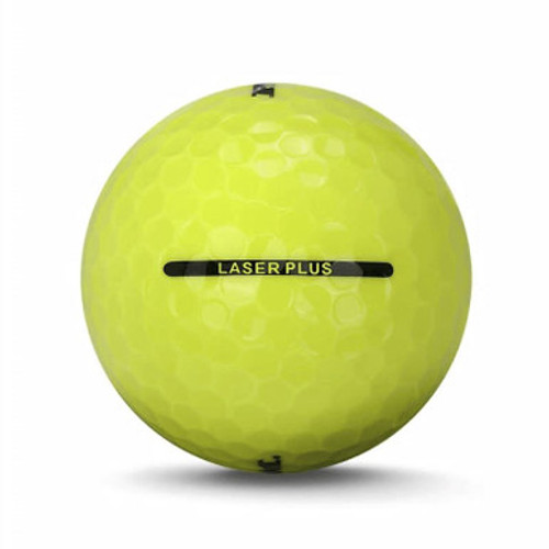 3 Dozen Ram Laser Plus Golf Balls -Soft Low Compression for Slower Swing Speed Yellow