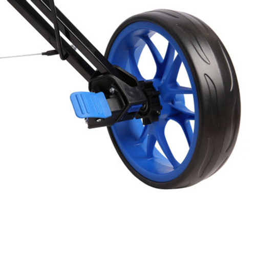 Caddymatic Golf Pro Lite 3 Wheel Golf Trolley Black/Blue Caddymatic Golf Pro Lite 3 Wheel Golf Trolley Black/Blue