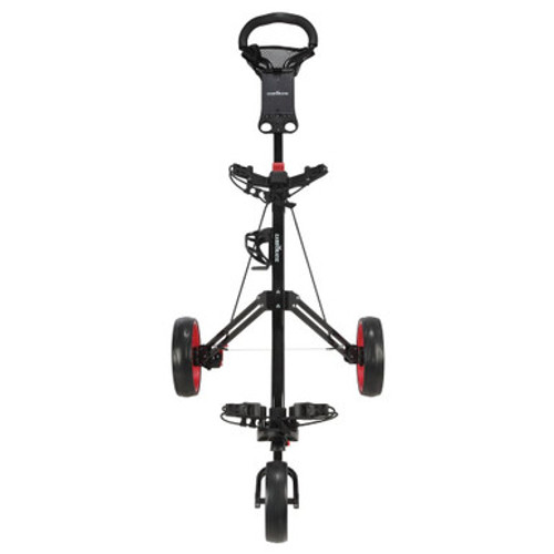 Caddymatic Golf Pro Lite 3 Wheel Golf Trolley Black/Red Caddymatic Golf Pro Lite 3 Wheel Golf Trolley Black/Red