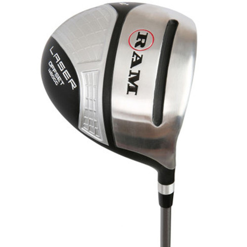 Ram Golf Laser Anti-Slice Offset 460cc Oversize Driver, Mens Right Hand Ram Golf Laser Anti-Slice Offset 460cc Oversize Driver, Mens Right Hand