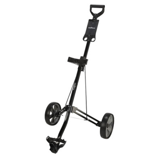 Caddymatic Golf Lite Trac 2 Wheel Folding Golf Trolley Black