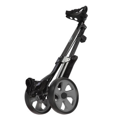 Caddymatic Golf Lite Trac 2 Wheel Folding Golf Trolley Black