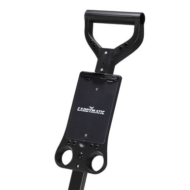 Caddymatic Golf Lite Trac 2 Wheel Folding Golf Trolley Black/Red