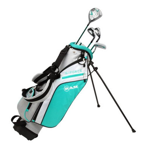 Ram Golf Junior G-Force Girls Golf Clubs Set with Bag Lefty Age 4-6