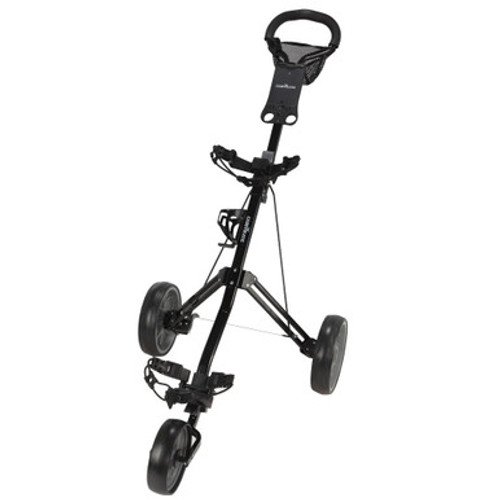 Caddymatic Golf Pro Lite 3 Wheel Golf Trolley Black Caddymatic Golf Pro Lite 3 Wheel Golf Trolley Black