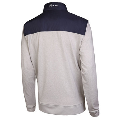 Ram Golf Full Zip Padded Sweater, Grey/Blue