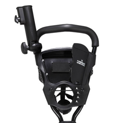 Caddymatic Golf X-TREME 3 Wheel Push/Pull Golf Trolley with Seat Black/Red Caddymatic Golf X-TREME 3 Wheel Push/Pull Golf Trolley with Seat Black/Red