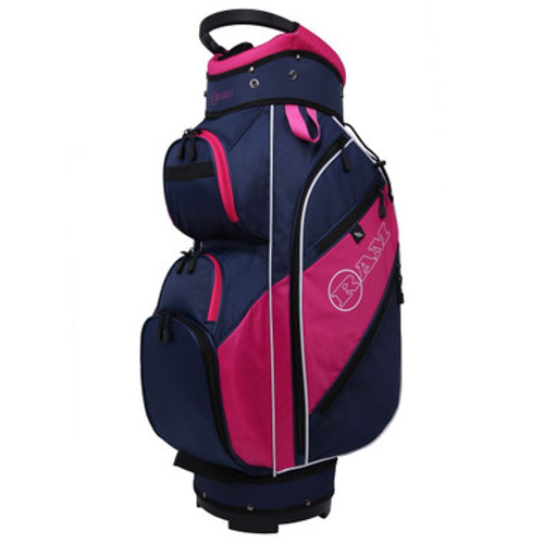 Ram Golf Lightweight Ladies Trolley Bag with 14 Way Dividers Top Blue/Pink/White