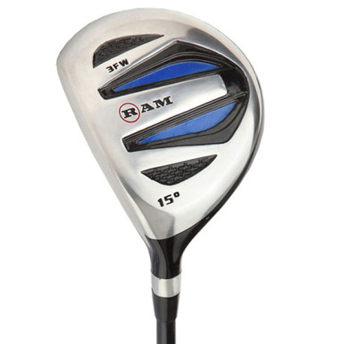 Ram Golf EZ3 Mens Wood Set Graphite Driver 3 & 5 Wood Lefty w/ Headcovers Ram Golf EZ3 Mens Wood Set Graphite Driver 3 & 5 Wood Lefty w/ Headcovers