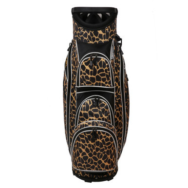 Golf Girl Ladies 14 Way Trolley Bag - Leopard Skin