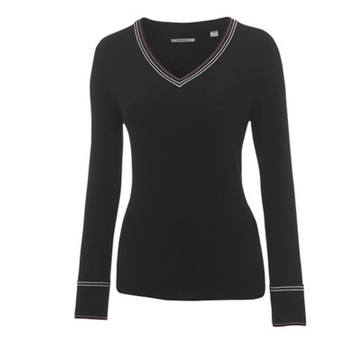 Ashworth Ladies Cotton Sweater w/ Cable Ashworth Ladies Cotton Sweater w/ Cable