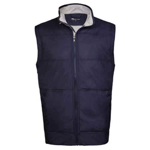 Ram Golf Full Zip Padded Gilet, Grey/Blue