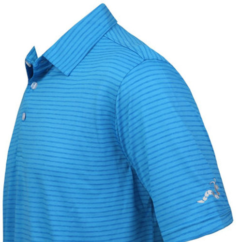 3 PACK Woodworm Golf Polo Shirts, Bold Stripe