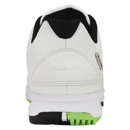 Ram Golf Player Waterproof Mens Golf Shoes - White / Green