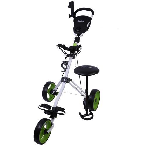 MacGregor Golf X-TREME 3 Wheel Push/Pull Golf Trolley With Seat MacGregor Golf X-TREME 3 Wheel Push/Pull Golf Trolley With Seat