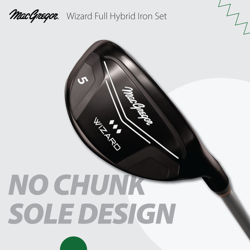 MacGregor Golf Wizard Hybrid Iron Set, Mens Right Hand