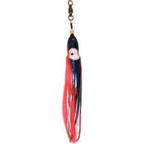 Squid Skirt Hoochie Lure - Black & Orange Hologram Squid Skirt Hoochie Lure - Black & Orange Hologram