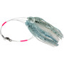 Daisy Chain Leader - Transluent Aqua Blue & Clear with Black Speckle