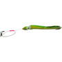 Daisy Chain Striker - Neon Green and Silver Sparkle with Yellow Stripe