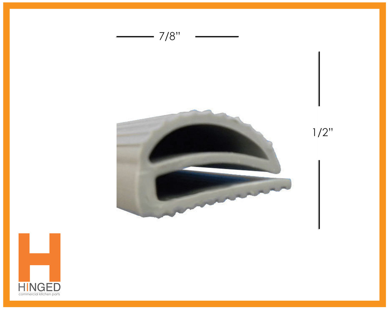 Continental 2-310 Cooler/Freezer Door Gasket 24-1/2 x 61