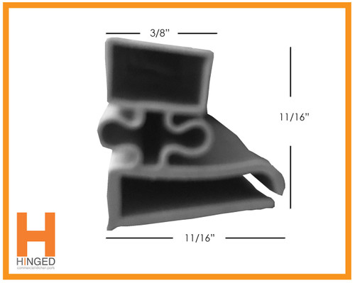 Randell IN-GSK168A Cooler/Freezer Door Gasket 22-1/2 x 27-1/2