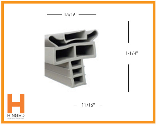 Randell IN-GSK1040 Cooler/Freezer Drawer Gasket