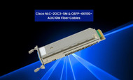 Cisco NLC-2OC3-SM & QSFP-4X10G-AOC10M Fiber Cables
