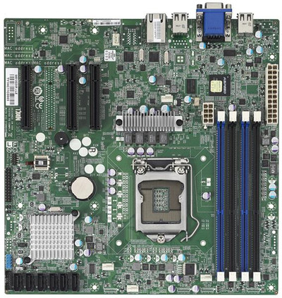 Tyan S5510GM3NR-HE Intel C204 Chipset micro-ATX Server Motherboard for LGA1155 CPUs