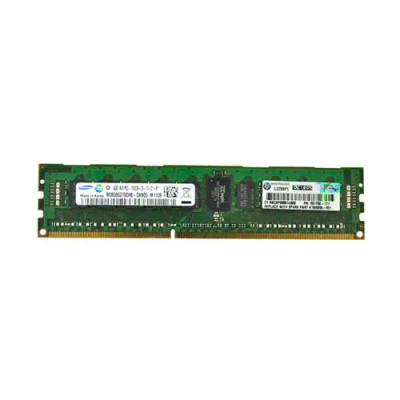 595096-001 - HP 4GB DDR3-1333MHz PC3-10600 ECC Registered CL9 240-Pin DIMM 1.35V Low Voltage Single Rank Memory Module