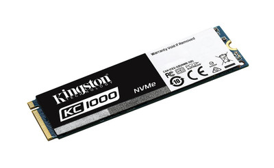 SKC1000/960G - Kingston KC1000 960GB NVMe PCI-E GEN 3.0 X4 Lanes M.2 2280 Stand Alone Solid State Drive