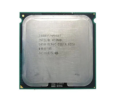 Intel Xeon SL96C 5050 Dual-Core Processor for PLGA771 Socket, 3.00GHz, 667MHz FSB, 4MB L2 Cache, Server CPU